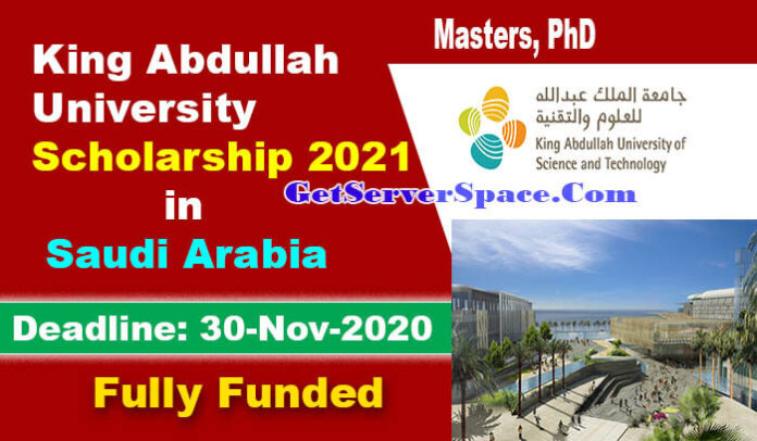 phd scholarship saudi arabia