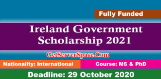 Ireland Government Scholarship 2021 For Graduate & Postgraduate [Fully Funded]