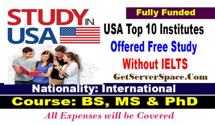 free community college in usa for international students without ielts