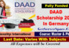 DAAD Scholarship 2021 In Germany for Foreigner Students [Fully Funded]