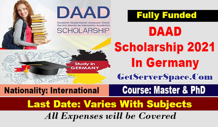 DAAD Scholarship 2021 In Germany for Foreigner Students [Fully Funded]