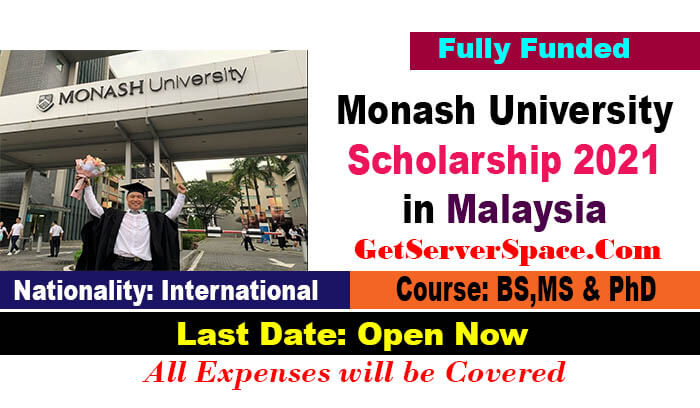 Monash University Scholarship 2021 in Malaysia [Fully Funded]