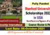 Stanford University Knight Hennessy Scholarships 2022 in USA [Fully Funded]