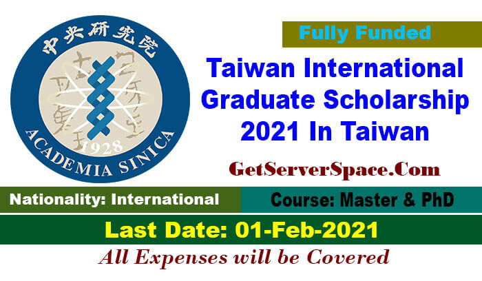 Taiwan International Graduate Scholarship 2021 In Taiwan[Fully Funded]