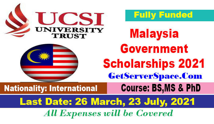 UCSI University Trust Scholarships 2021 in Malaysia[Fully Funded]