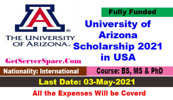 university of arizona phd funding