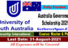 University of South Australia Scholarship 2021 in Australia For MS & PhD [Fully Funded]