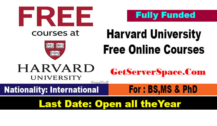 Harvard University Free Online Courses 2021 for all Students