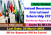 Ireland Government  International Scholarship 2021 [Fully Funded]