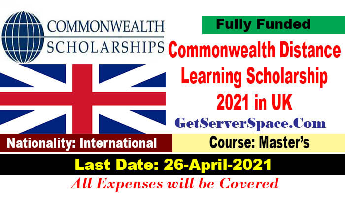 Commonwealth Distance Learning Scholarship 2021 in UK [Fully Funded]