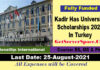 Kadir Has University Scholarships 2021 In Turkey[Fully Funded]