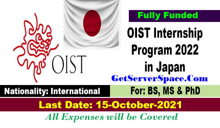 OIST Internship Program 2022 in Japan [Fully Funded]