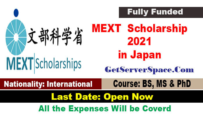 MEXT Japanese Government Scholarship 2021 in Japan [Fully Funded]