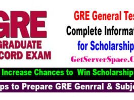 GRE General Test Complete Information for International Scholarships