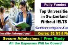 List of Top Universities in Switzerland Without IELTS