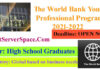 World Bank Junior Professional Associate (JPA) program 2021