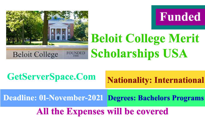 Beloit College Merit Scholarships 2022 in the USA (Funded)