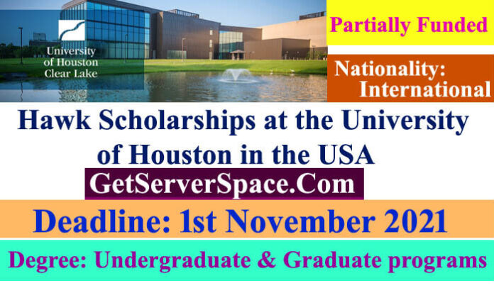 Hawk Funded  Scholarships 2021 at the University of Houston in the USA