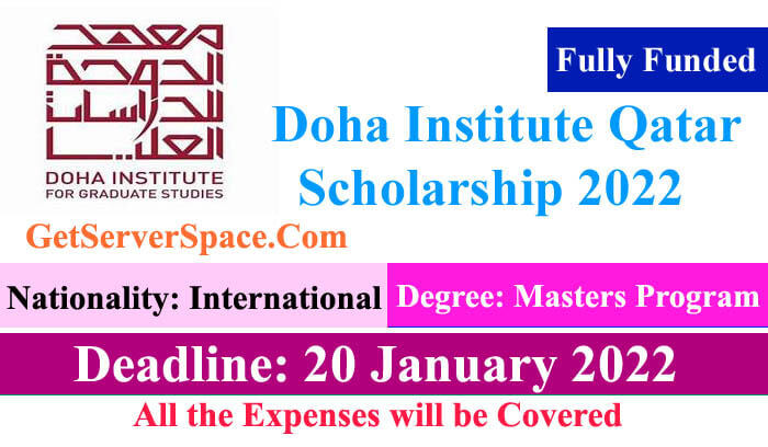 Doha Institute Fully Funded Scholarship 2022 in Qatar